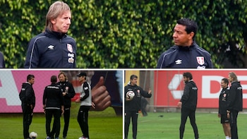 Ricardo Gareca contó con exfutbolistas