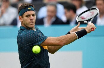 Jun 19, 2019
Foto de archivo del tenista argentino Juan-Martin Del Potro ante Denis Shapovalov en el torneo de Queen's
Action Images via Reuters/Tony O'Brien