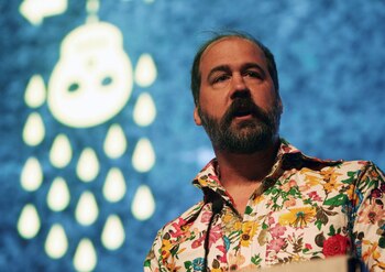 Krist Novoselic, bajista de Nirvana,