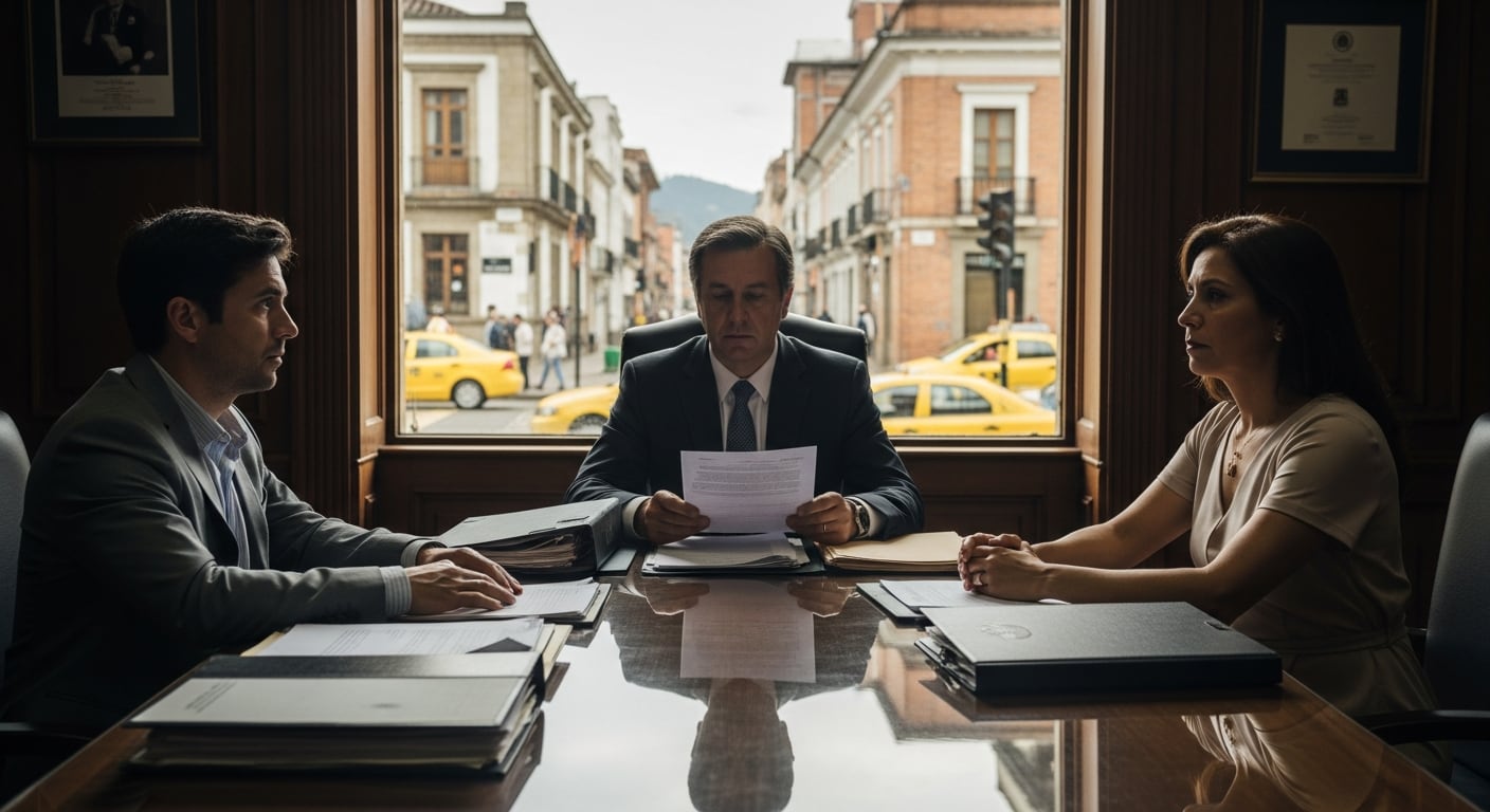 Plataformas de inteligencia artificial permiten agilizar el proceso de divorcio automatizando trámites y mejorando la accesibilidad legal en Colombia - crédito VisualesIA/Imagen Ilustrativa Infobae