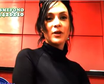 Tania Ríos en el programa