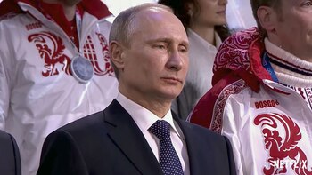 Una imagen del presidente ruso