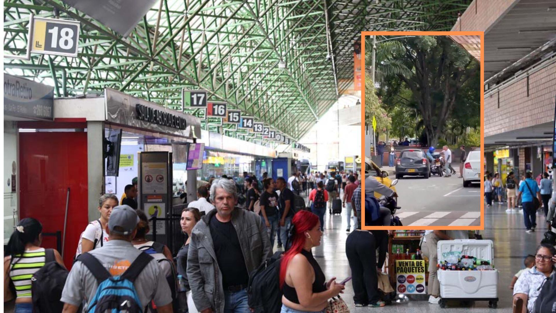 El atropello a un agente de tránsito en la Terminal del Norte de Medellín movilizó a autoridades y comunidad local tras un intento de fuga - crédito Alcaldía de Medellín/Captura video