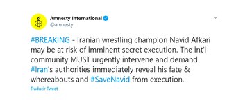 Amnistía Internacional había manifestado su