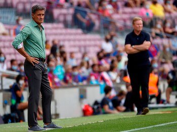 El ya exentrenador del Getafe