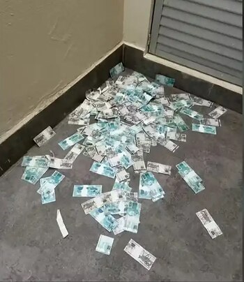 Un sospechoso lanzó una maleta