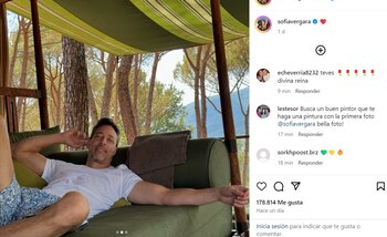 Sofía Vergara ya ha compartido varias fotos de su novio en Instagram, incluso cuando disfrutaron vacaciones en Europa (Créditos: Instagram)