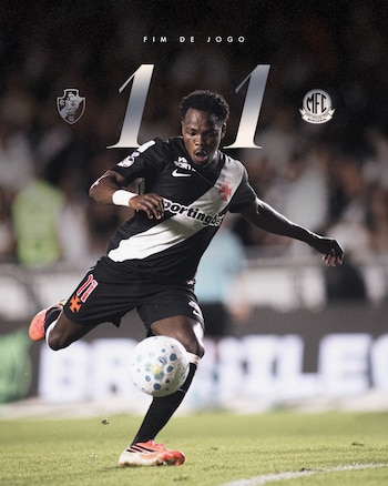 Carlos Andrés Gómez es protagonista del Vasco da Gama por segundo año - crédito Vasco da Gama