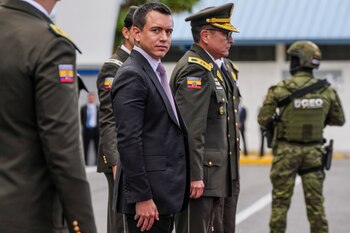 El presidente de Ecuador, Daniel