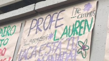 Profesora de reconocida universidad denunció