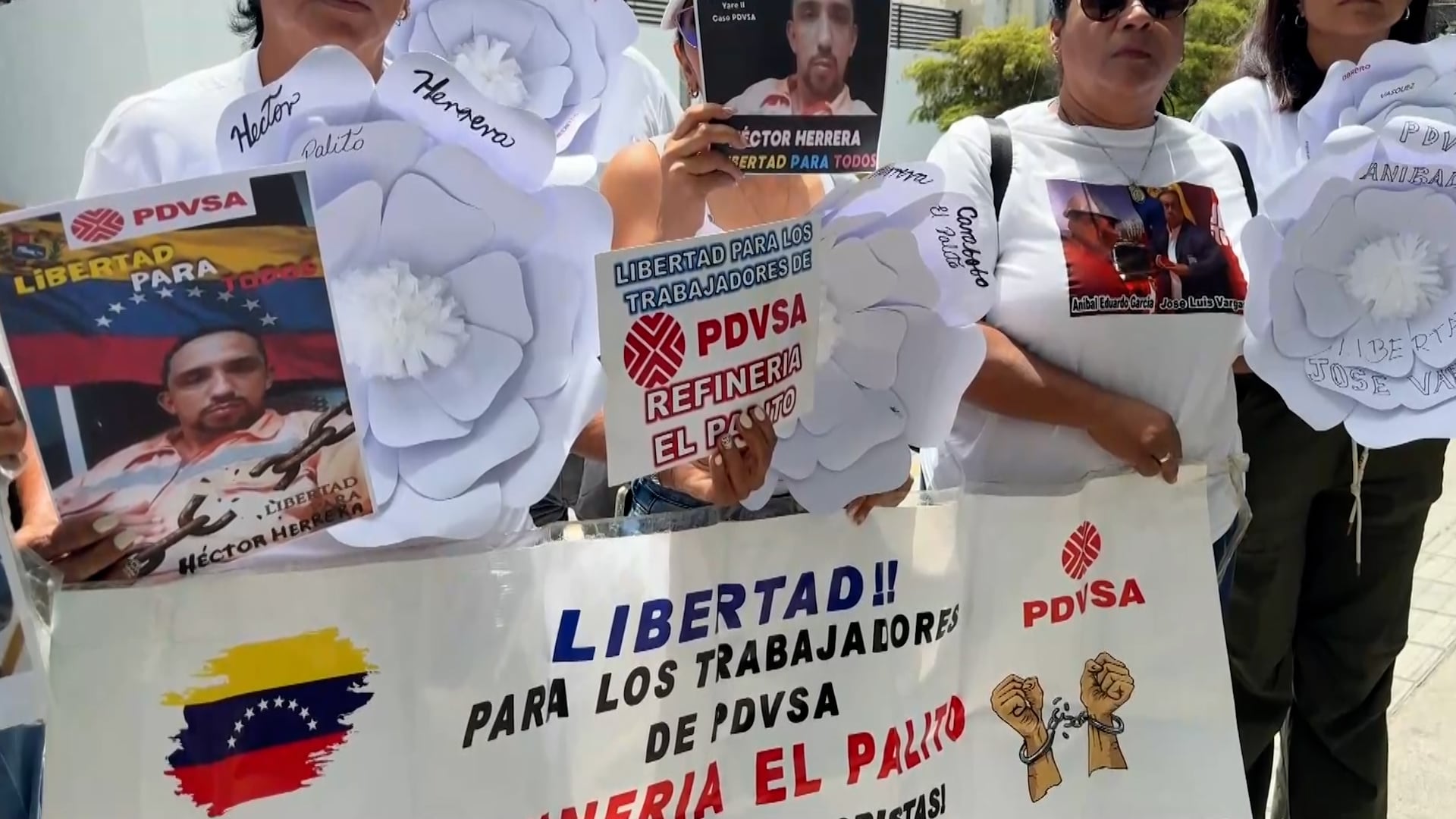 Familias piden libertad de presos por presunto caso de contrabando en PDVSA