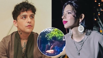 Christian Nodal y Ángela Aguilar