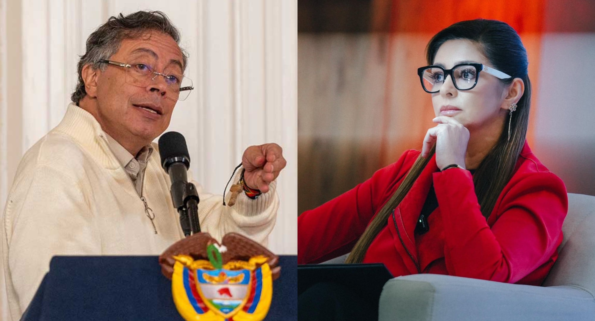 Gobernadora de Tolima que hizo desplante a Petro envió duro mensaje sobre marchas por suspensión del salario mínimo: “El país no necesita más odio” - crédito @AdrianaMatizTol/X/Presidencia