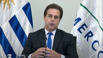 La intervención de Lacalle Pou