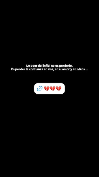 El posteo de Flor Vigna