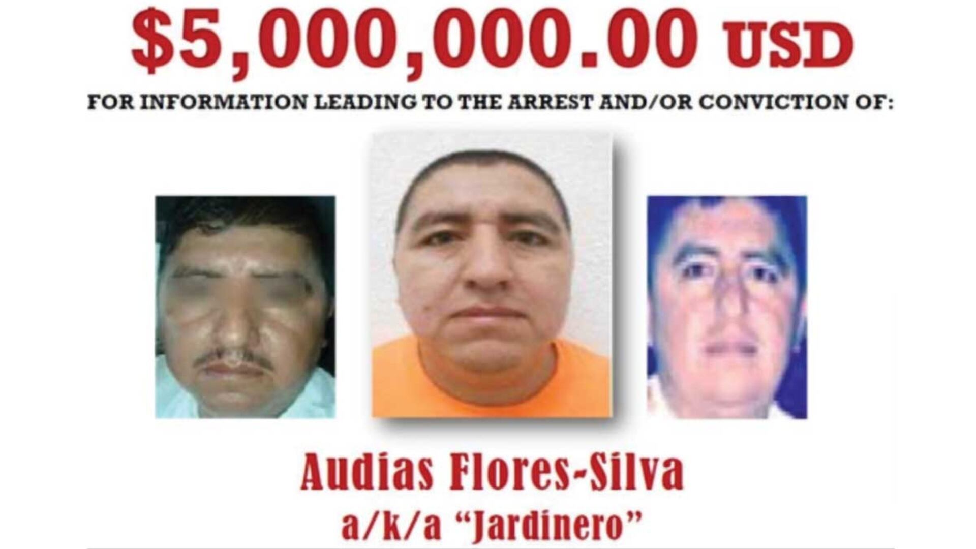 Audias Flores Silva - El Jardinero (Departamento de Estado de EEUU)