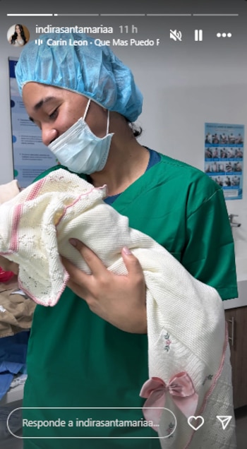 La publicación sobre el nacimiento