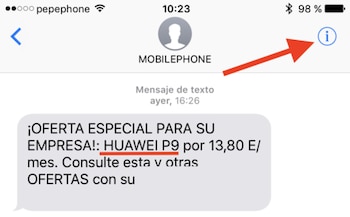 Bloquear los mensajes de un