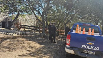 Efectivos policiales asistieron al lugar