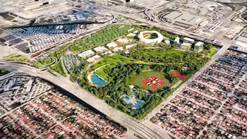 Vista aérea de lo que será la sede del Inter Miami CF (Captura de video: YouTube)