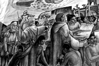 La evangelización en territorio mexicano