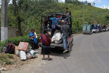 Los desplazados de Chiapas. FOTO: