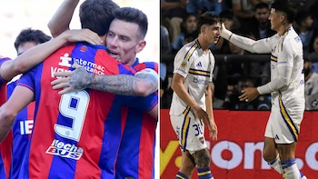 San Lorenzo y Boca Juniors