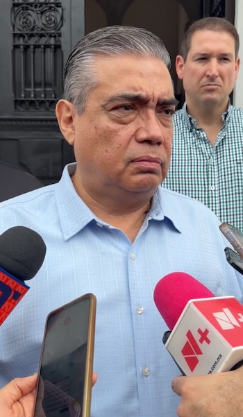 El fiscal General de Justicia del Estado, Gustavo Rómulo Salas Chávez, atendió a los medios de comunicación e informó sobre la captura. (Crédito: X |@fgjesonora )