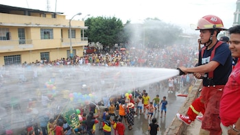 El tradicional ‘manguerazo’ es uno