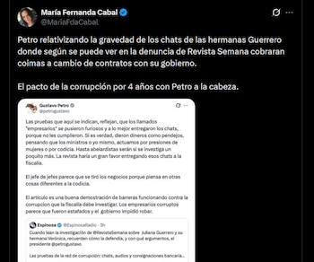María Fernanda Cabal - crédito @MariaFdaCabal/X