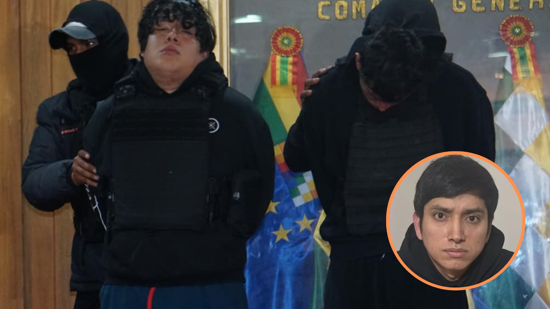 Johnsson Smit Cruz Torres fue localizado y detenido en La Paz durante un operativo policial. Composición: Infobae