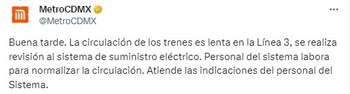 Autoridades del Metro confirman el