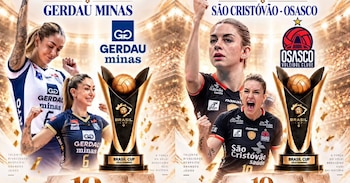 Osasco y Gerdau Minas se medirán en la final de la Brasil Cup de vóley 2026.