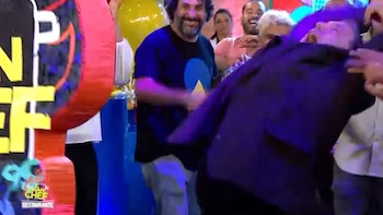 Javier Masías y su efusiva