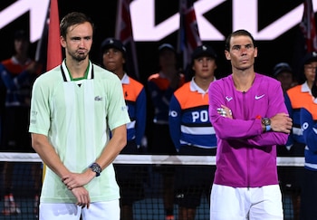 Medvedev no pudo imponerse al español a pesar de demostrar un gran juego