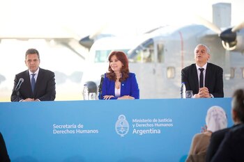Cristina Kirchner, en el último