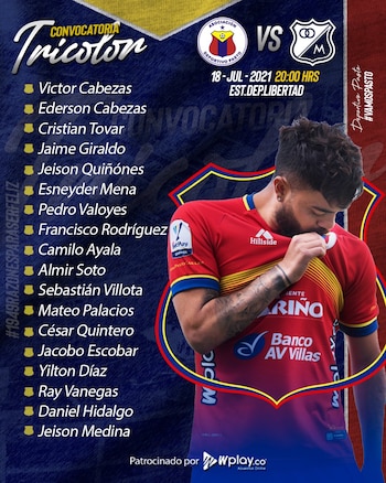 Deportivo Pasto - Nómina de