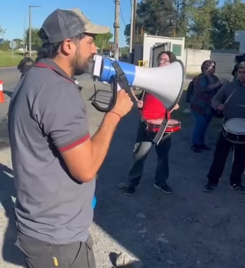 La protesta de los ex