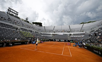 Una postal del estadio central del Foro Itálico (Fuente: REUTERS)