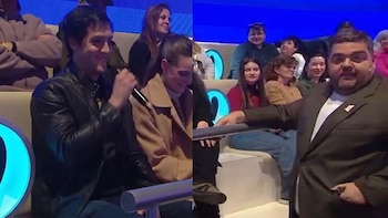 Darío Barassi descubrió a un primo entre el público de Ahora Caigo que nunca había visto en su vida