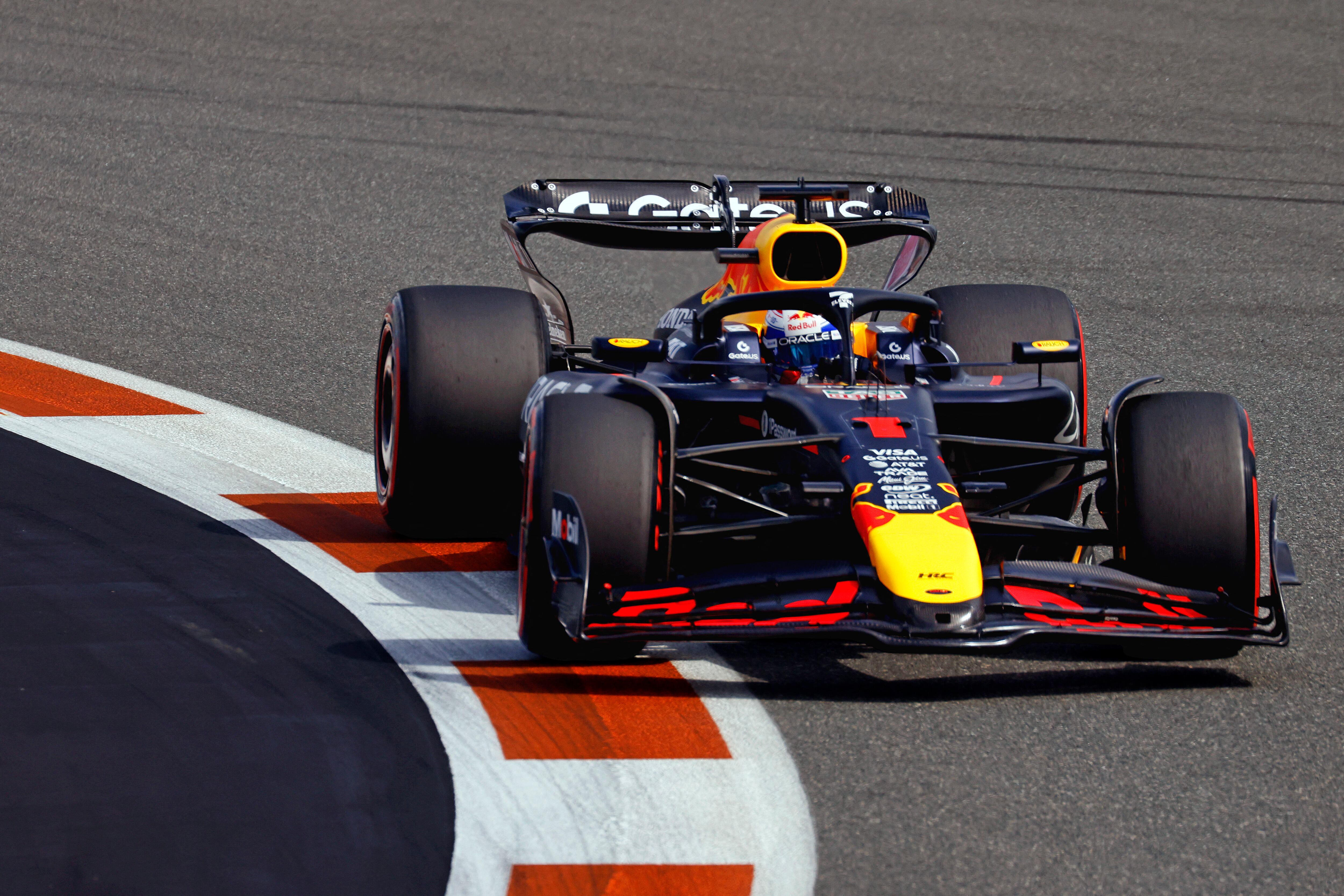 Max Verstappen se quedó con la pole position en Miami (Peter Casey-Imagn Images)