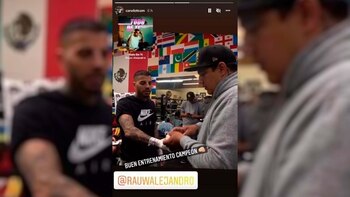 Eddy Reynoso recibió a Rauw