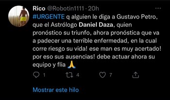 Recciones en redes sociales sobre