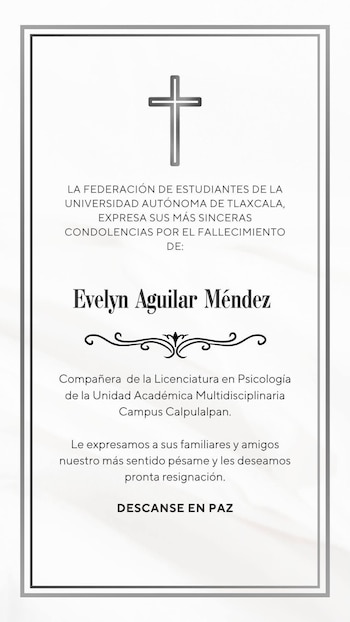 Evelyn Aguilar Méndez alumna desaparecida Tlalxcala Edomex FGJEM feminicidio