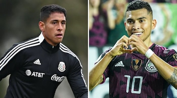 Luis Romo y Orbelín Pineda