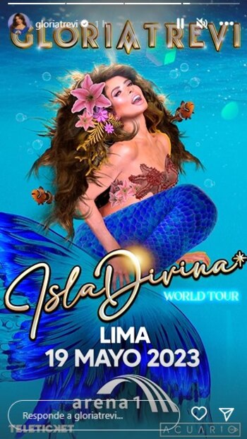 Gloria Trevi anuncia concierto en