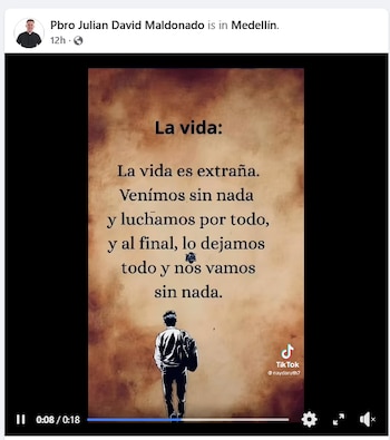 El líder religioso señaló que