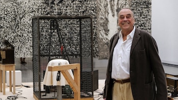 Guenther Uecker, escultor alemán famoso