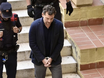 Jonathan Andic, el hijo del fundador de Mango, a su salida del Juzgado de Instrucción 5 de Martorell (Europa Press)