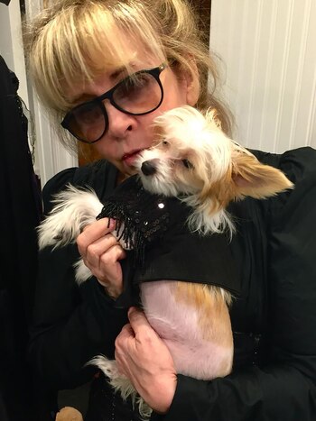 Stevie Nicks, la icónica cantante de Fleetwood Mac, comparte un tierno momento junto a su adorada perra Lili, una fiel compañera que inspiró su vida y carrera (Instagram @stevienicks)
